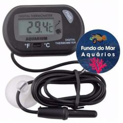 Termômetro Digital Lcd Com Monitor De Temperatura Da Água Para Aquário