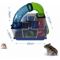  Gaiola MIni Tubo Divertido para Hamster